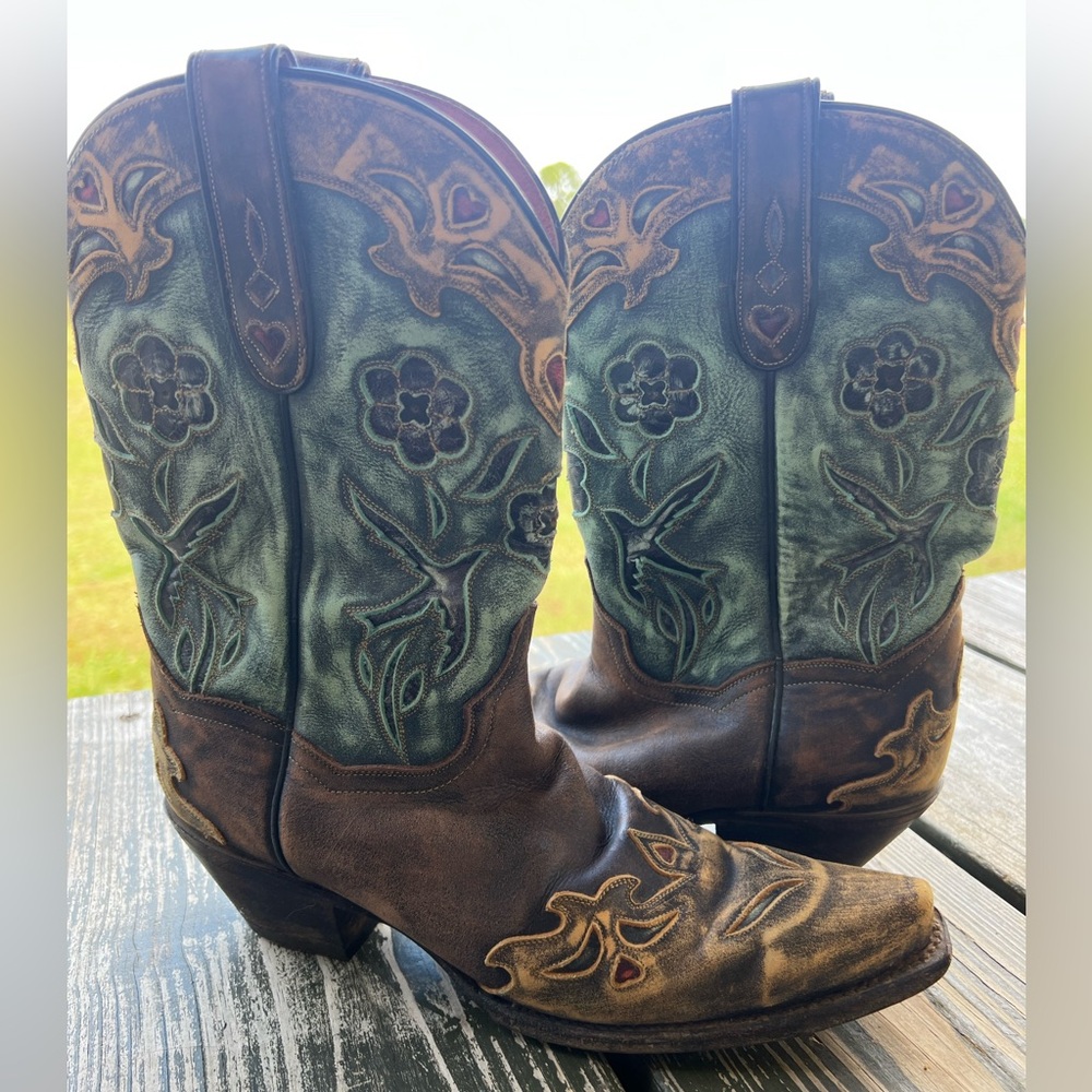 Dan Post Bluebird boots size 10